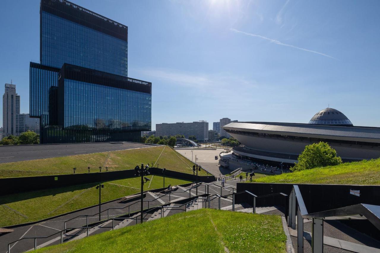 Stylish Korfantego Apartment Next To Spodek By Noclegi Renters Katowice Bagian luar foto